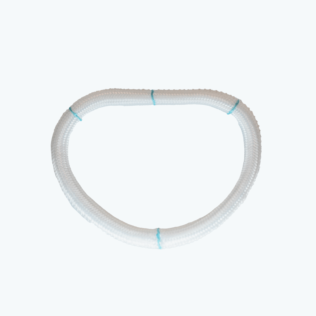 10 Close-up of two Genesee BioMedical Intraclips coronary retraction clips for cardiac surgery.