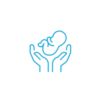 pediatric-child-neonatal-retractors-for-cardiac-surgery Blue icon representing Genesee BioMedical pediatric, child, and neonatal retractors for congenital cardiac surgery.